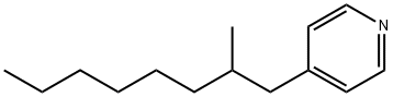 4-(2-METHYL-OCTYL)-PYRIDINE Struktur