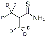 2-METHYL-D3-PROPANE-3,3,3-D3-THIOAMIDE Struktur