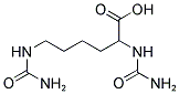 2,6-BIS[(AMINOCARBONYL)AMINO]HEXANOIC ACID Struktur