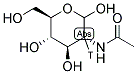 N-ACETYL-D-GLUCOSAMINE-2-H(3) Struktur