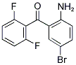 2-AMINO-5-BROMO-2',6'-DIFLUORO BENZOPHENONE Struktur