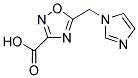 5-(1H-IMIDAZOL-1-YLMETHYL)-1,2,4-OXADIAZOLE-3-CARBOXYLIC ACID Struktur