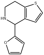 4-FURAN-2-YL-4,5,6,7-TETRAHYDRO-THIENO[3,2-C]PYRIDINE Struktur