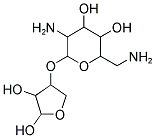 5-AMINO-2-AMINOMETHYL-6-(4,5-DIHYDROXY-TETRAHYDRO-FURAN-3-YLOXY)-TETRAHYDRO-PYRAN-3,4-DIOL Struktur