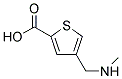 4-[(METHYLAMINO)METHYL]THIOPHENE-2-CARBOXYLIC ACID Struktur