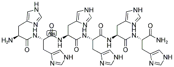 HIS-HIS-HIS-HIS-HIS-HIS-NH2 Struktur