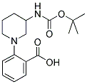 1-(2-CARBOXY-PHENYL)-PIPERIDIN-3-CARBAMIC ACID TERT-BUTYL ESTER Struktur