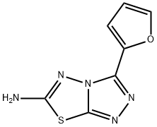 3-(2-FURYL)[1,2,4]TRIAZOLO[3,4-B][1,3,4]THIADIAZOL-6-YLAMINE Struktur