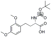 (S)-2-TERT-BUTOXYCARBONYLAMINO-4-(2,4-DIMETHOXY-PHENYL)-BUTYRIC ACID Struktur