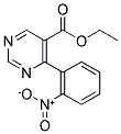 ETHYL-4-(2-NITROPHENYL) PYRIMIDINE-5-CARBOXYLATE Struktur