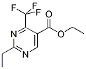 ETHYL-2-ETHYL-4-TRIFLUOROMETHYL-5-PYRIMIDINE CARBOXYLATE Struktur