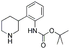 (2-PIPERIDIN-3-YL-PHENYL)-CARBAMIC ACID TERT-BUTYL ESTER Struktur