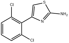 4-(2,6-DICHLORO-PHENYL)-THIAZOL-2-YLAMINE Struktur