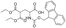 FMOC-DL-GLA(OET)2-OH Struktur