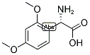 (S)-AMINO-(2,4-DIMETHOXY-PHENYL)-ACETIC ACID Struktur