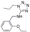 N-(2-ETHOXYBENZYL)-1-PROPYL-1H-TETRAZOL-5-AMINE Struktur