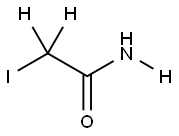 IODOACETAMIDE-D4 Struktur