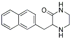 3-NAPHTHALEN-2-YLMETHYL-PIPERAZIN-2-ONE Struktur