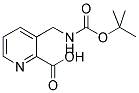 3-(TERT-BUTOXYCARBONYLAMINO-METHYL)-PYRIDINE-2-CARBOXYLIC ACID Struktur