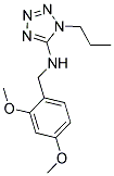 N-(2,4-DIMETHOXYBENZYL)-1-PROPYL-1H-TETRAZOL-5-AMINE Struktur