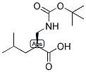 (S)-2-(TERT-BUTOXYCARBONYLAMINO-METHYL)-4-METHYL-PENTANOIC ACID Struktur