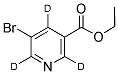 ETHYL 5-BROMONICOTINATE-2,4,6-D3 Struktur