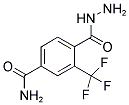 4-(HYDRAZINOCARBONYL)-3-(TRIFLUOROMETHYL)BENZAMIDE Struktur