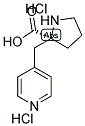 (S)-ALPHA-(4-PYRIDINYLMETHYL)-PROLINE 2HCL Struktur