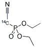 DIETHYL CYANOMETHYLPHOSPHONATE, [METHYL-14C] Struktur