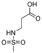 3-[(METHYLSULFONYL)AMINO]PROPANOIC ACID Struktur