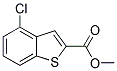 4-CHLORO-BENZO[B]THIOPHENE-2-CARBOXYLIC ACID METHYL ESTER Struktur