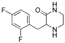 3-(2,4-DIFLUORO-BENZYL)-PIPERAZIN-2-ONE Struktur