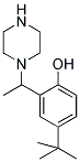 4-TERT-BUTYL-2-(1-PIPERAZIN-1-YL-ETHYL)-PHENOL Struktur