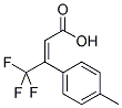 4,4,4-TRIFLUORO-3-P-TOLYL-BUT-2-ENOIC ACID Struktur