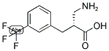 (R)-2-AMINOMETHYL-3-(3-TRIFLUOROMETHYL-PHENYL)-PROPIONIC ACID Struktur