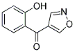 (2-HYDROXYPHENYL)(ISOXAZOL-4-YL)METHANONE Struktur