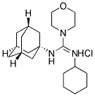 N-(1-ADAMANTYL)-N'-CYCLOHEXYL-4-MORPHOLINECARBOXAMIDINE HYDROCHLORIDE Struktur