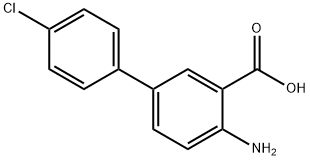 4-AMINO-4'-CHLORO-1,1'-BIPHENYL-3-CARBOXYLIC ACID Struktur