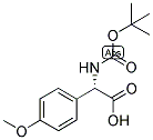 (S)-TERT-BUTOXYCARBONYLAMINO-(4-METHOXY-PHENYL)-ACETIC ACID Struktur