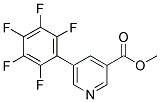 METHYL 5-(2,3,4,5,6-PENTAFLUOROPHENYL)NICOTINATE Struktur