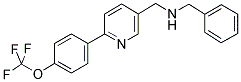 1-PHENYL-N-((6-[4-(TRIFLUOROMETHOXY)PHENYL]PYRIDIN-3-YL)METHYL)METHANAMINE Struktur