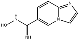 N'-HYDROXYIMIDAZO[1,2-A]PYRIDINE-6-CARBOXIMIDAMIDE Struktur