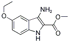 3-AMINO-5-ETHOXY-1H-INDOLE-2-CARBOXYLIC ACID METHYL ESTER Struktur