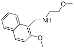 N-(2-METHOXYETHYL)-N-((2-METHOXY-1-NAPHTHYL)METHYL)AMINE Struktur