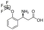 (S)-3-AMINO-3-(2-TRIFLUOROMETHOXY-PHENYL)-PROPIONIC ACID Struktur