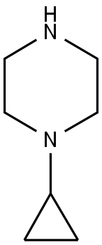 1-CYCLOPROPYLPIPERAZINE Structure