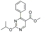 METHYL-2-ISOPROPOXY-4-PHENYL-5-PYRIMIDINE CARBOXYLATE Struktur