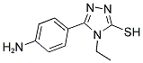 5-(4-AMINO-PHENYL)-4-ETHYL-4 H-[1,2,4]TRIAZOLE-3-THIOL Struktur