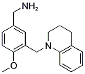 3-(3,4-DIHYDRO-1(2H)-QUINOLINYLMETHYL)-4-METHOXYBENZYLAMINE Struktur