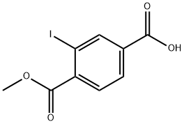 1-METHYL 2-IODOTEREPHTHALATE Struktur